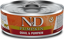 Farmina N&D Pumpkin Wet Cat с перепёлкой и тыквой, 70 гр