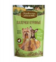 Деревенские лакомства Палочки куриные для собак мини-пород, 55 гр