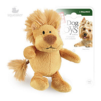 GiGwi Dog Toys Лев с пищалкой, 10 см (арт.75103)