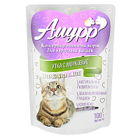 Амурр Утка с морковью в желе, 100 гр