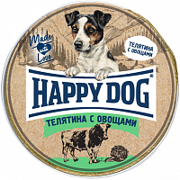 Happy Dog Mini Телятина с овощами паштет для собак мелких пород, 125 гр