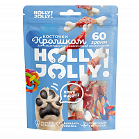 Holly Jolly Косточки с кроликом Лакомство для собак мелких пород, 60 гр