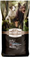 Breeder's Way Active 25/15 Для взрослых собак всех пород из телятины с индейкой, 15 кг