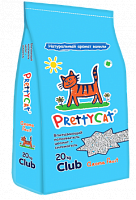 PrettyCat Club Aroma Fruit Впитывающий глиняный наполнитель, 20 кг