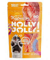 Holly Jolly Филе курицы Лакомство для собак всех пород, 90 гр