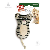 GiGwi Dog Toys Кот с пищалкой, 10 см (арт.75024)