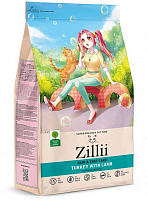 Zillii Skin & Coat Care Индейка с ягнёнком поддержка здоровья кожи и шерсти для взрослых кошек