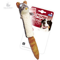 GiGwi Plush Friendz Белка с пищалкой, 29 см (арт.75309)