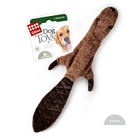 GiGwi Dog Toys Шкурка бобра с пищалкой без набивки, 30 см (арт.75260)