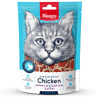 Wanpy Cat Суши из курицы с треской, 80 гр