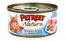Petreet Natura Кусочки розового тунца с анчоусами, 70 гр
