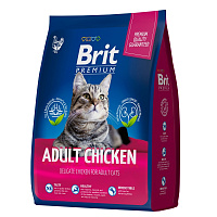 Brit Premium Cat Adult Chicken с курицей для взрослых кошек