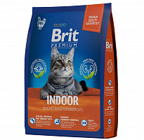 Brit Premium Cat Indoor Chicken с курицей для кошек домашнего содержания