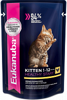 Eukanuba Влажный корм для котят с курицей в соусе, 85 гр