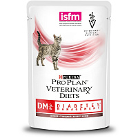 Purina Pro Plan Veterinary Diets Pouch DM St/Ox Diabetes Management с говядиной, 85 гр