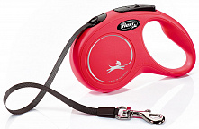 Flexi New Classic S (лента) 5 м поводок-рулетка для собак до 15 кг