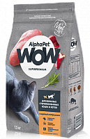 AlphaPet WOW Superpremium Для взрослых стерилизованных кошек с индейкой и потрошками