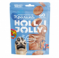 Holly Jolly Медальоны из кролика Лакомство для собак мелких пород, 60 гр