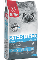 Blitz Classic Adult Sterilised Cat с курицей