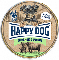 Happy Dog Mini Ягнёнок с рисом паштет для собак мелких пород, 125 гр