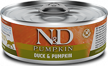 Farmina N&D Pumpkin Wet Cat с уткой и тыквой, 70 гр