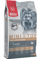 Blitz Classic Mini & Toy Breeds Dog All Life Stages с курицей
