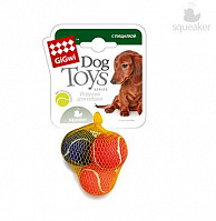 GiGwi Dog Toys 3 Мяча с пищалкой, 4.8 см (арт.75011)