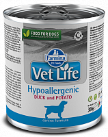 Farmina Vet Life Wet Dog Hypoallergenic с уткой и картофелем, 300 гр