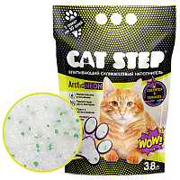 Cat Step Arctic Neon Силикагелевый наполнитель, 3.8 л