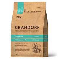 Grandorf Adult Medium & Maxi Для взрослых собак средних и крупных пород 4 вида мяса