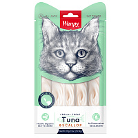 Wanpy Cat Нежное пюре из тунца и гребешка, 70 гр