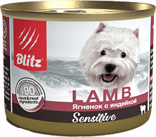 Blitz Sensitive Dog Консервированный корм для собак всех пород и возрастов с ягнёнком и индейкой